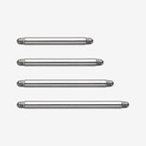 A Pair of Basic Steel Replacement Barbell