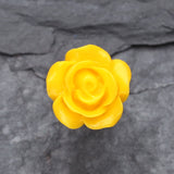 Detail View 2 of Dainty Rose Cartilage Earring-Yellow