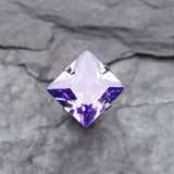 Detail View 2 of Square Gem Crystal Cartilage Earring-Tanzanite