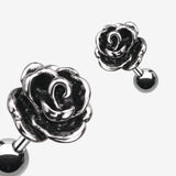 Detail View 1 of Vintage Steel Rose Cartilage Earring-Steel