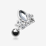 Tiara Crown Cartilage Earring