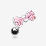 Multi-Gem Sparkle Bow Tie Cartilage Earring