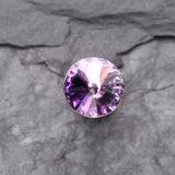 Detail View 2 of Pointy Faceted Crystal Cartilage Earring-Vitrail Light