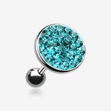 Multi-Gem Sparkle Multi-Gem Round Cartilage Earring*
