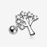 The Tree of Life Sparkle Cartilage Tragus Earring