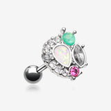 Sparkle Opal Medley Cartilage Tragus Earring