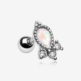 Victorian Opal Sparkle Cartilage Tragus Barbell