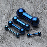 Colorline PVD Basic Steel Barbell-Blue