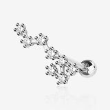 Scorpio Zodiac Multi-Gem Sparkles Cartilage Tragus Barbell