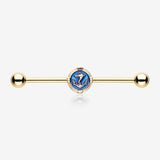 Golden Anchor Rivet Industrial Barbell