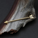 Detail View 1 of Golden Classic Arrow Steel Industrial Barbell