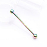 Detail View 1 of Colorline Basic Industrial Barbell-Rainbow