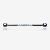 Colorline Sparkle Lined Gems Industrial Barbell