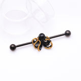 Detail View 1 of Blackline Kraken Sea Monster Industrial Barbell