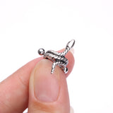 Detail View 2 of Coiled Serpent Snake Steel Cartilage Helix Cuff Earring