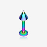 Colorline PVD Basic Steel Spike Labret