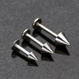 Detail View 1 of Basic Steel Spike Top Labret