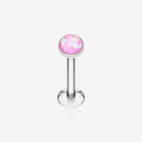 Opal Glitter Shower Dome Steel Labret