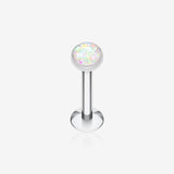 Opal Glitter Shower Dome Steel Labret