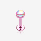 Colorline Iridescent Revo Sparkle Steel Labret