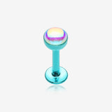 Colorline Iridescent Revo Sparkle Steel Labret