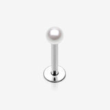 Luster Pearlescent Ball Steel Labret