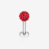 Multi-Gem Sparkle Ball Steel Labret