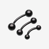 Colorline PVD Basic Curved Barbell Ring