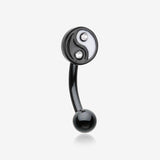 Blackline Classic Yin Yang Sparkle Curved Barbell