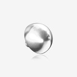 14 Karat White Gold Dome Dermal Anchor Top