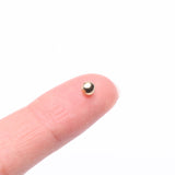 Detail View 2 of 14 Karat Gold Dome Dermal Anchor Top