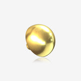 14 Karat Gold Dome Dermal Anchor Top