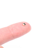 Detail View 2 of 14 Karat Gold Star Dermal Anchor Top
