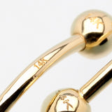 Detail View 4 of 14 Karat Gold OneFit Threadless Flat Triangle Top Flat Back Stud Labret