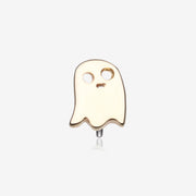 14 Karat Gold OneFit Threadless Adorable Lil Ghost Top Part