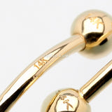 Detail View 4 of 14 Karat Gold OneFit Threadless Flat Round Top Flat Back Stud Labret