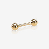 14 Karat Gold Internally Threaded Ball Ends Basic Cartilage Tragus Barbell