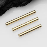 Detail View 1 of 14 Karat Gold OneFit Threadless Barbell Bar Part