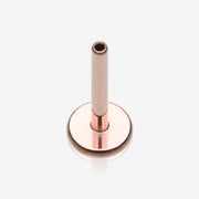 Implant Grade Titanium OneFit Threadless Rose Gold 4mm Base Flat Back Stud Labret Bar Part