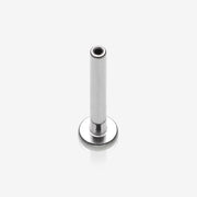 Implant Grade Titanium OneFit Threadless Flat Back Stud Labret Bar Part