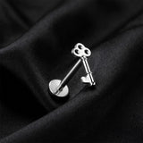 Detail View 1 of Implant Grade Titanium OneFit Threadless Heirloom Key Top Flat Back Stud Labret