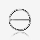 A Pair of Implant Grade Titanium Basic Hoop Nipple Clicker