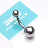 Detail View 4 of Implant Grade Titanium Internally Threaded Basic Belly Button Ring