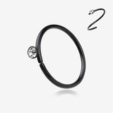 Colorline Gem Top Bendable Hoop Ring