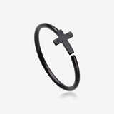Colorline Cross Bendable Hoop Ring