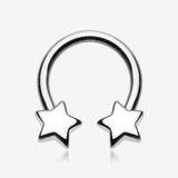 Classic Star Horseshoe Circular Barbell