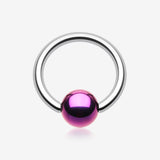 Colorline PVD Ball Ends Steel Captive Bead Ring
