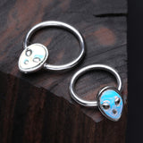 Detail View 1 of Iridescent Alien Revo Captive Bead Ring