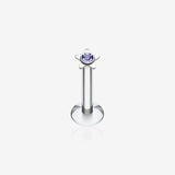 Sparkle Star Top Internally Threaded Labret