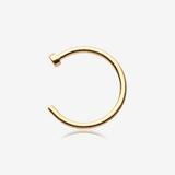 Pure24K Implant Grade Titanium Basic Nose Hoop Ring